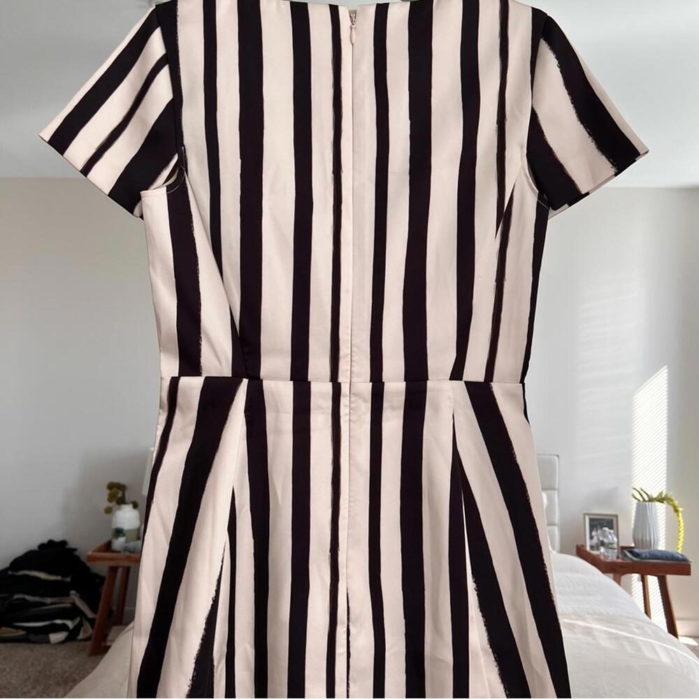 Topshop Black and White Striped Mini Dress - Picture 8 of 8